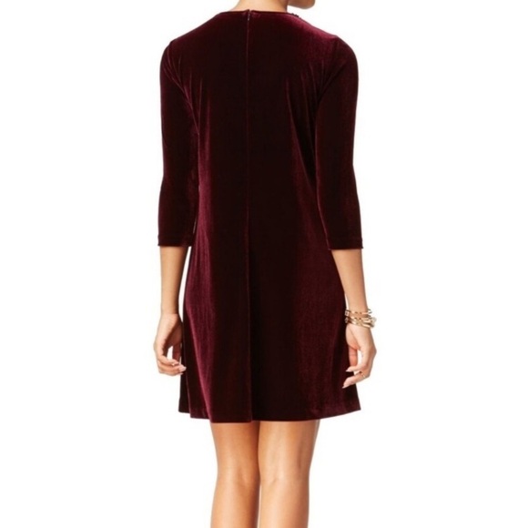 VTG BETSEY JOHNSON Velvet Embellished Peter Pan Collar Dress Size 6 - Picture 5 of 15